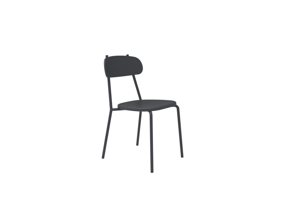 FOX FO100 stackable metal Vermobil chair